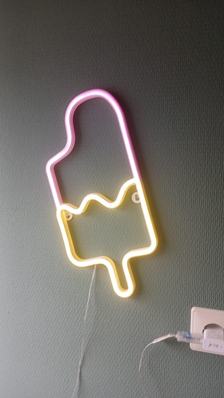 ledlicht ijsje, Huis en Inrichting, Lampen | Wandlampen, Ophalen of Verzenden