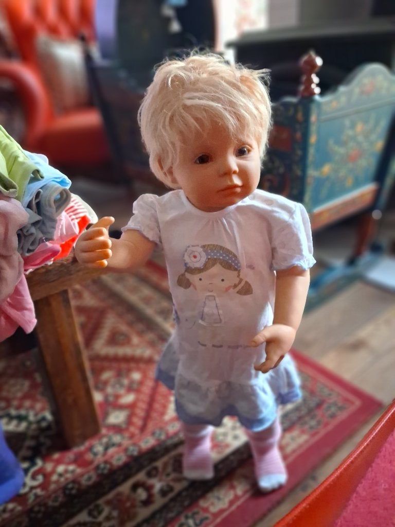 Pop van Gerlinde feser, Ophalen of Verzenden, Zo goed als nieuw, Pop, Levensecht of Reborn