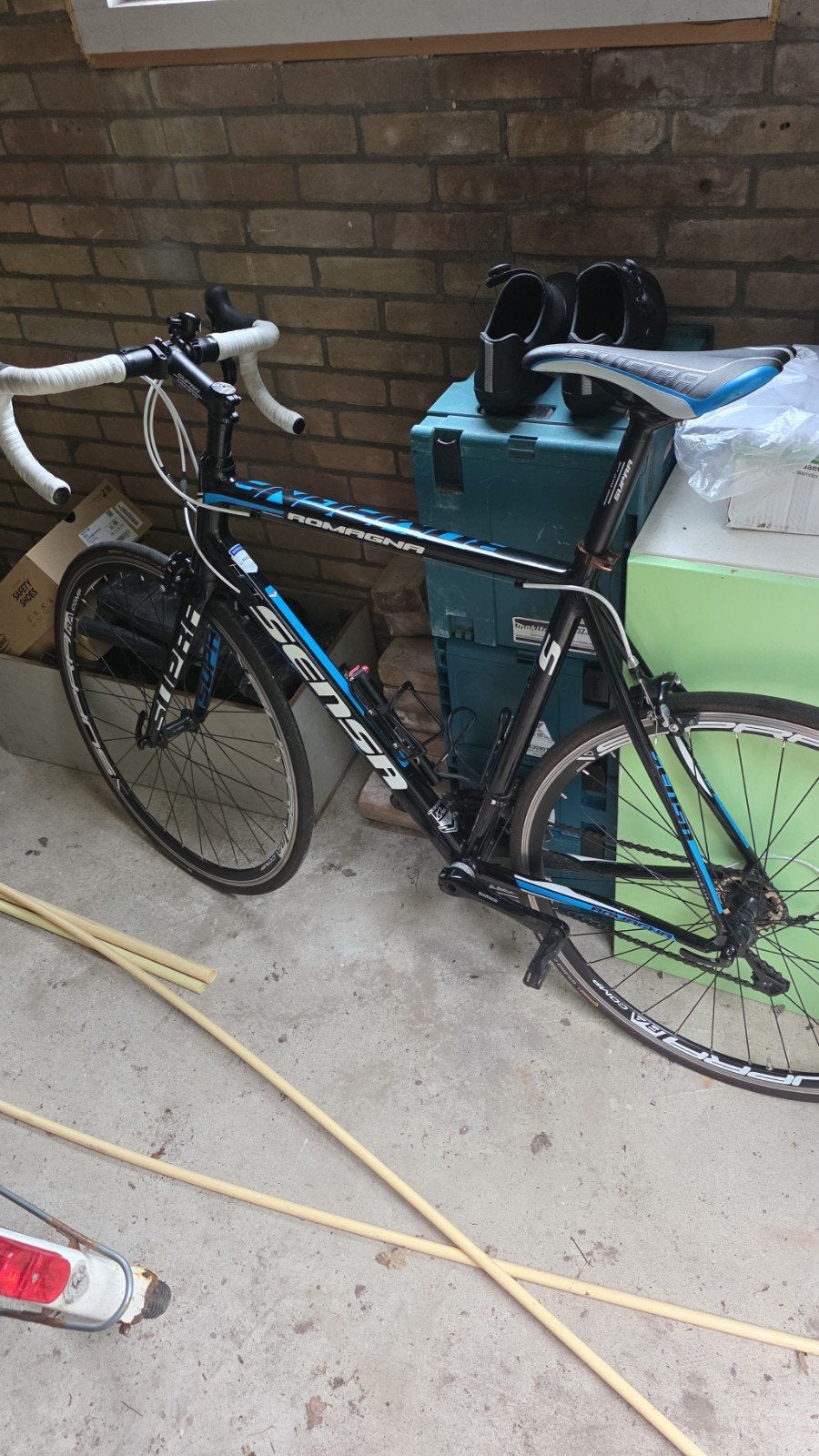 Sensa Romagna Racefiets Framemaat 58 Shimano 105, Gebruikt, Aluminium, 57 tot 61 cm, Meer dan 20 versnellingen
