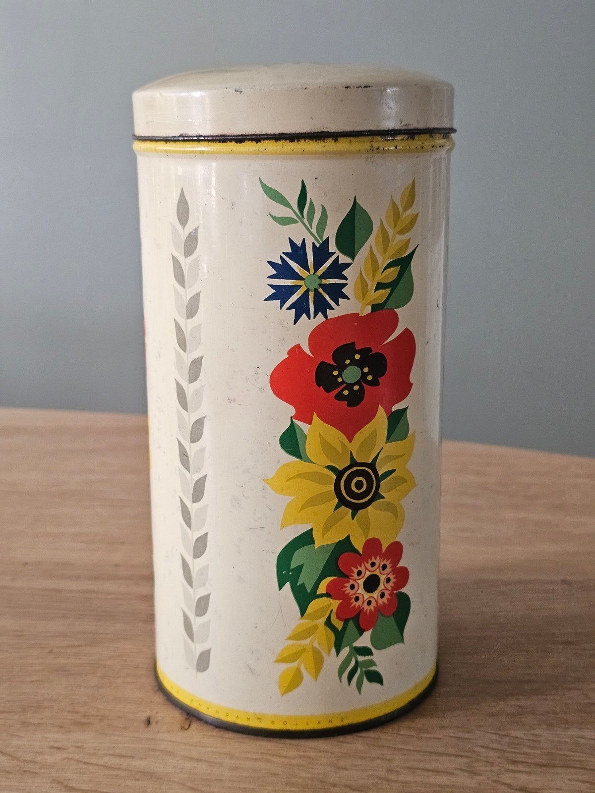 Vintage Verkade Beschuitbus (Cees Dekker) – Bloemen, Verzamelen, Ophalen of Verzenden, Gebruikt, Overige, Verkade