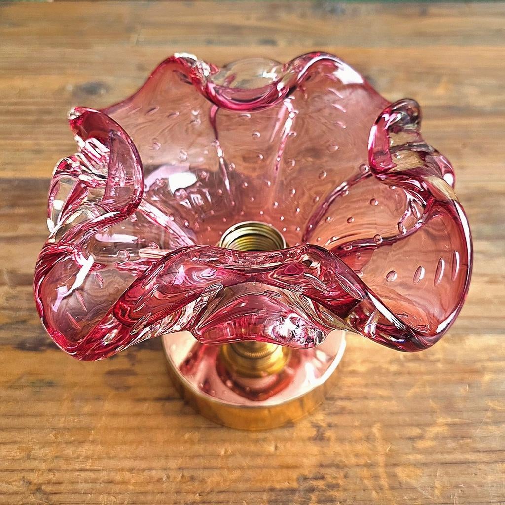 Vintage Murano gazen wandlamp., Huis en Inrichting, Lampen | Wandlampen, Ophalen of Verzenden