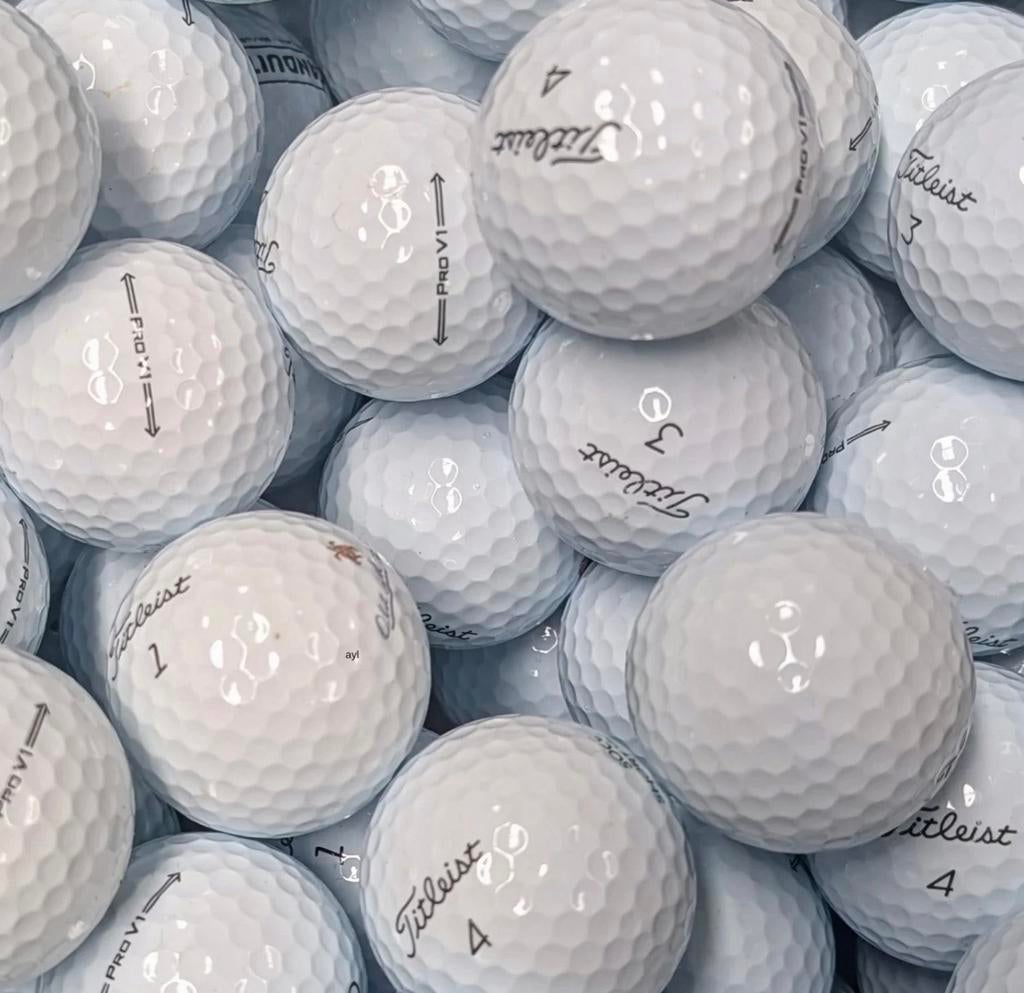 50 Titleist prov1(x) golfballen, Sport en Fitness, Golf, Ophalen of Verzenden, Gebruikt, Bal(len), Overige merken