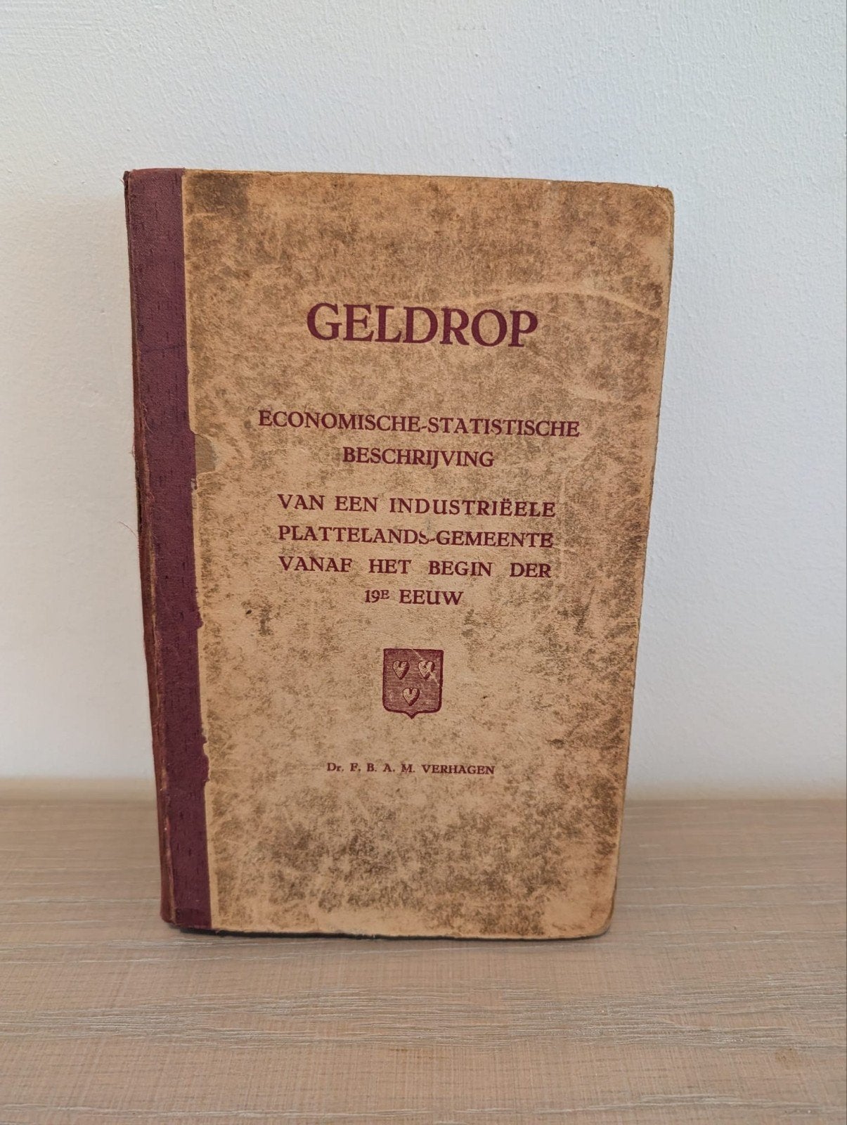 Geldrop Economische-Statistische Beschrijving 19e Eeuw, Antiek en Kunst, Ophalen of Verzenden