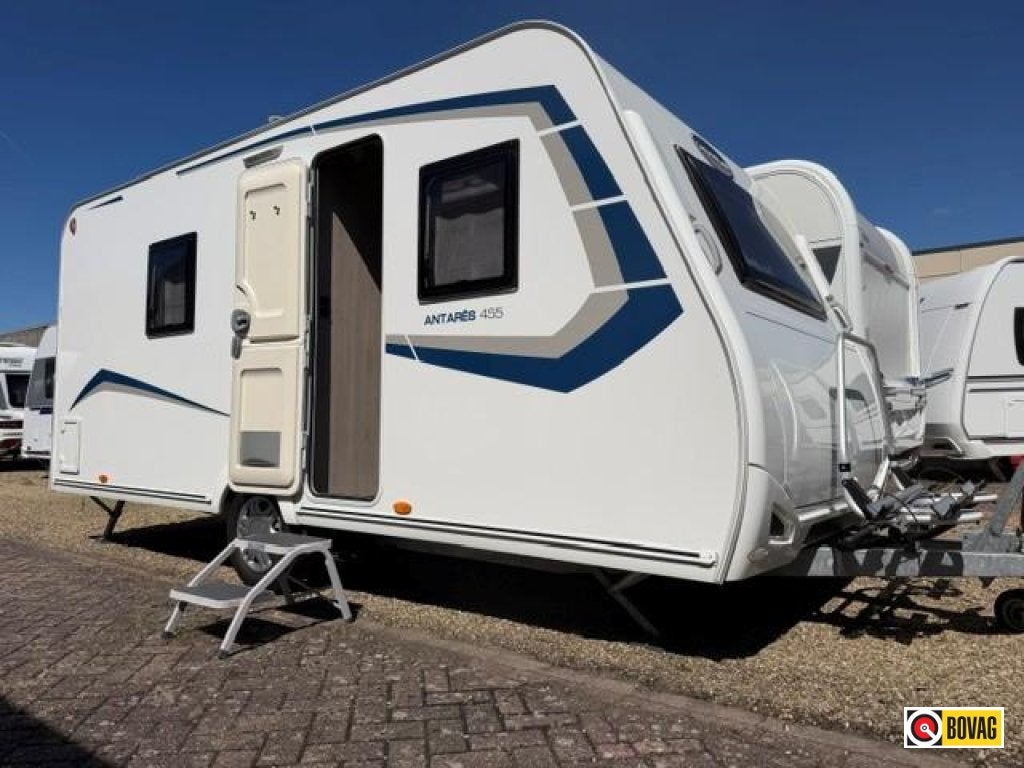 Caravelair Antares Style 455 2019 Mover/ Fietsenrek, Caravans en Kamperen, Bedrijf, 750 - 1000 kg, Overige typen, 5 tot 6 meter