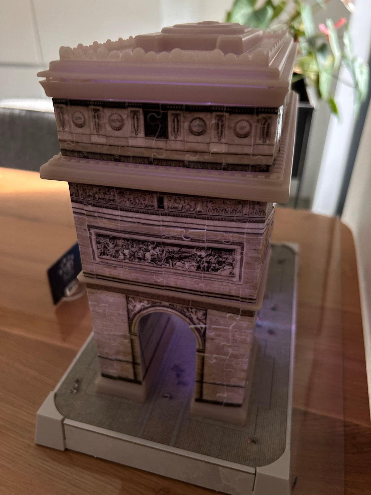Ravensburger 3D Puzzle Arc de Triomphe met LED, Ophalen of Verzenden, Meer dan 50 stukjes, Zo goed als nieuw, 6 jaar of ouder