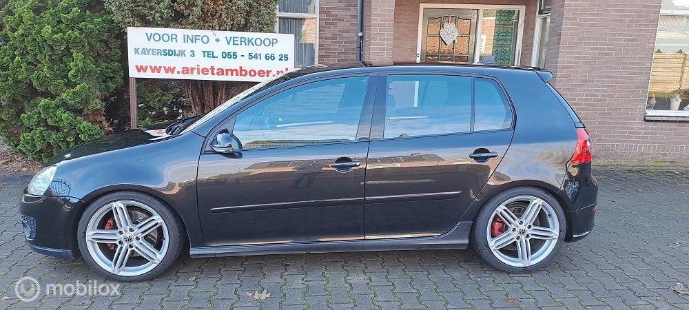 Volkswagen Golf 2.0 TFSI GTI org. hollandse auto vele opties, Gebruikt, Zwart, 4 cilinders, Zwart