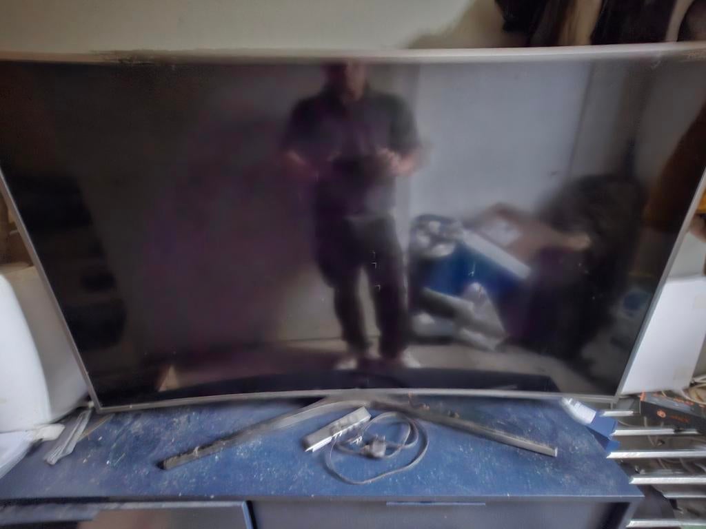 Defecte Samsung Curve 55 inch TV - Gaat niet meer aan, Audio, Tv en Foto, Televisies, Ophalen