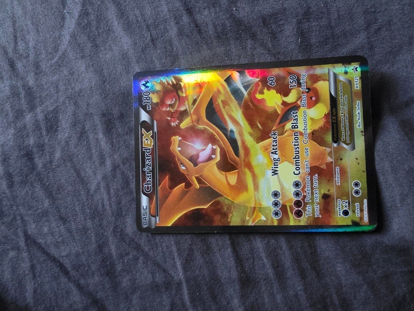 Charizard EX XY121 (2016) - Nette Staat, Ophalen, Zo goed als nieuw, Losse kaart