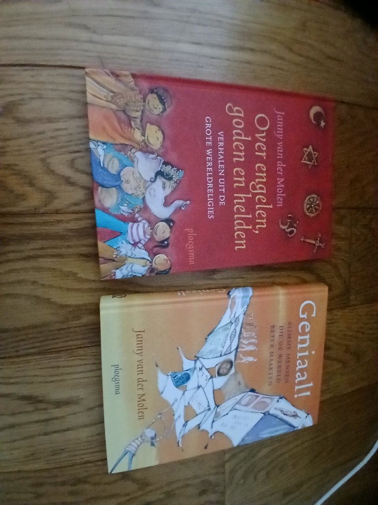 Janny van der Molen Geniaal Over engelen goden helden, Ophalen of Verzenden, Zo goed als nieuw, Janny van der Molen