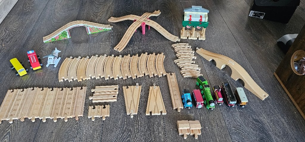 Thomas de trein Hout Set 7, Kinderen en Baby's, Ophalen of Verzenden, Gebruikt