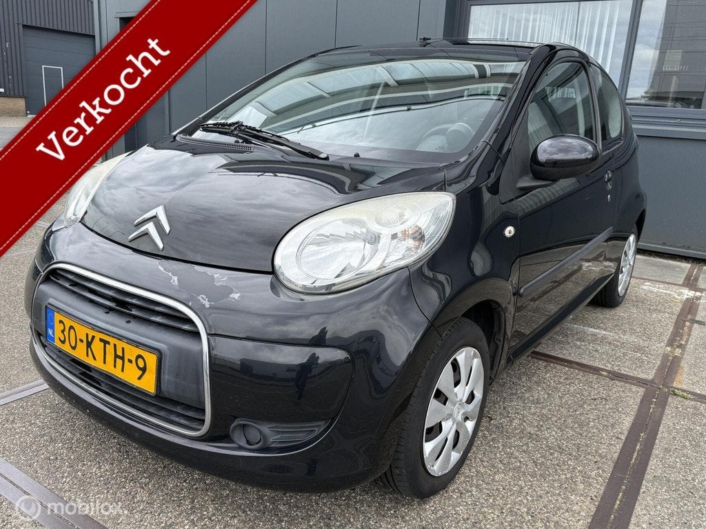 Citroen C1 1.0-12V Ambiance, Elek ramen Lage kilometerstand, Voorwielaandrijving, Gebruikt, 4 stoelen, C1