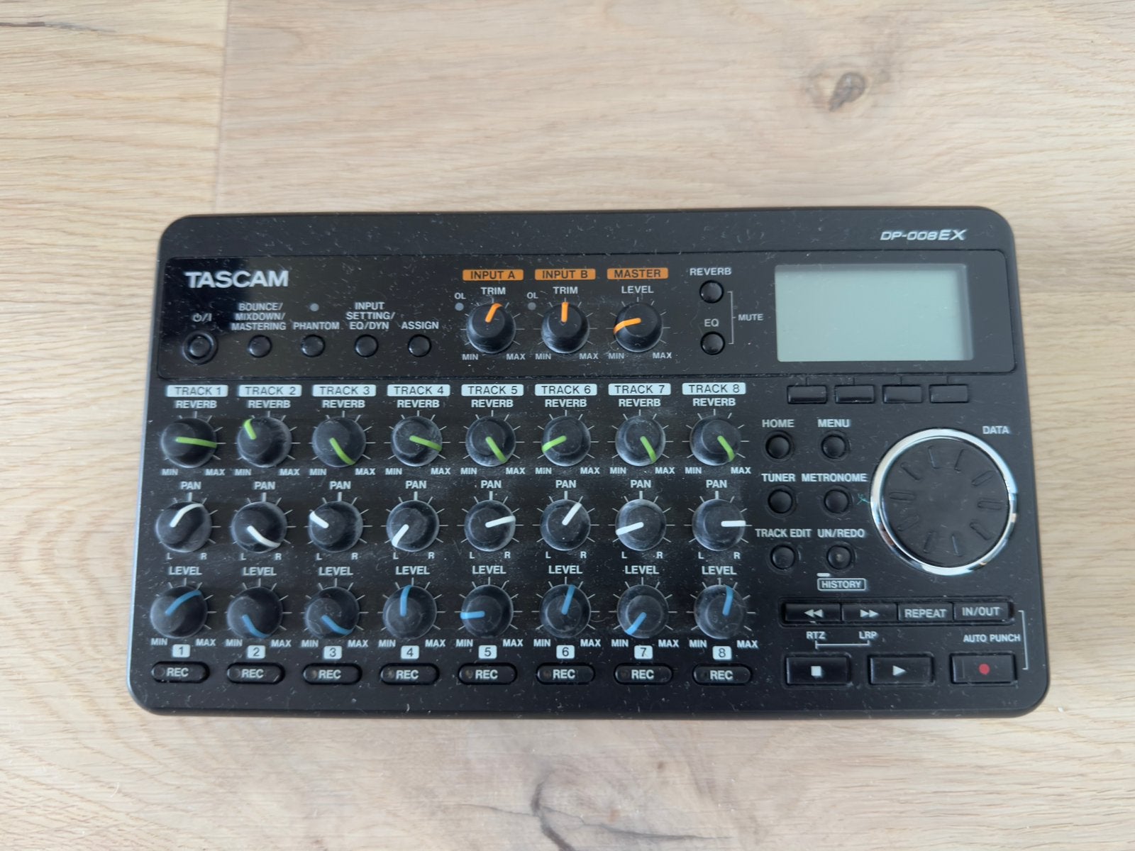 Tascam DP-008EX Digital Pocketstudio 8-track multitrack-rec, Ophalen, Zo goed als nieuw