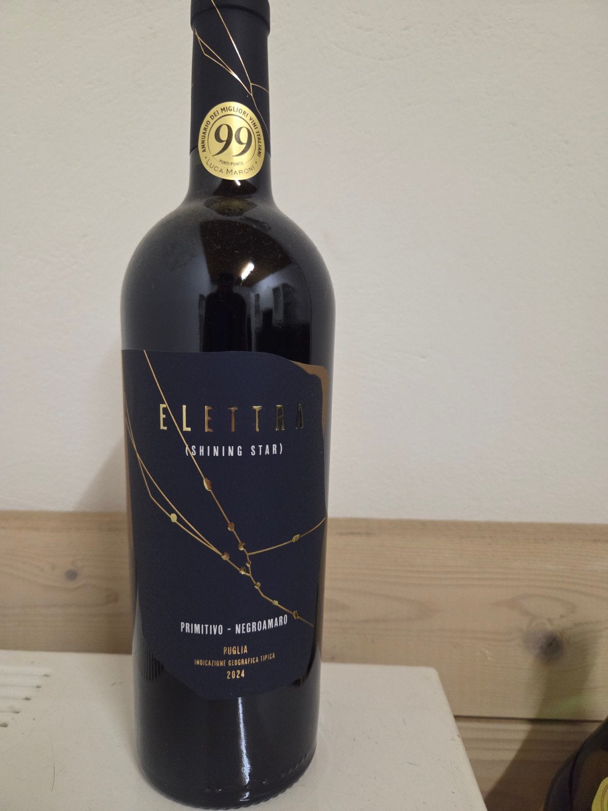 Elettra Primitivo Negroamaro Puglia IGT 2024, Ophalen, Nieuw, Italië, Rode wijn