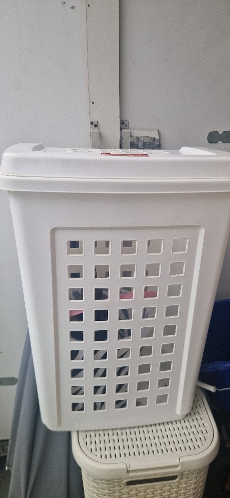 Wasmand curver, Ophalen, Gebruikt, Wasmand, Wit