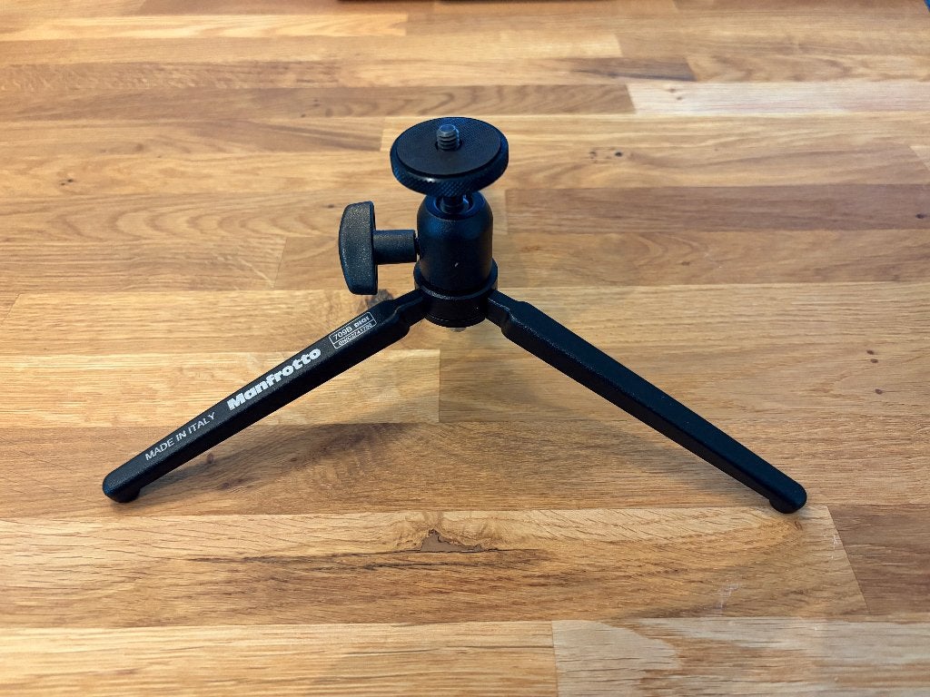 Manfrotto 709B statief, Ophalen of Verzenden, Zo goed als nieuw, Minder dan 150 cm, Driepoot