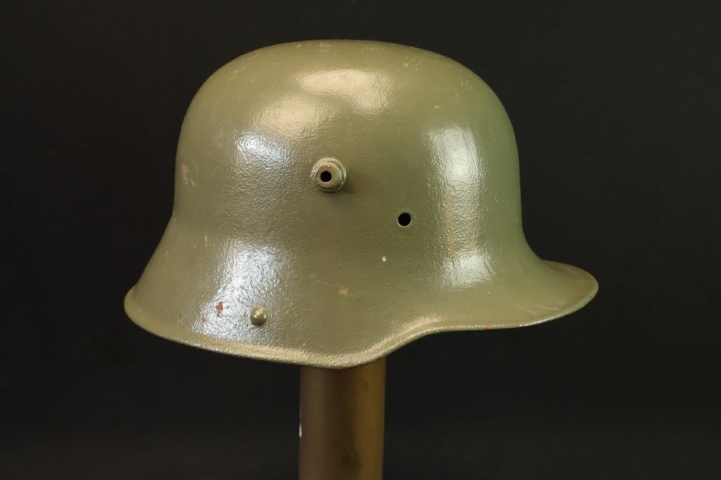 WO1 Duits M16 stahlhelm, Verzamelen, Militaria | Algemeen, Ophalen of Verzenden, Landmacht, Duitsland, Helm of Baret