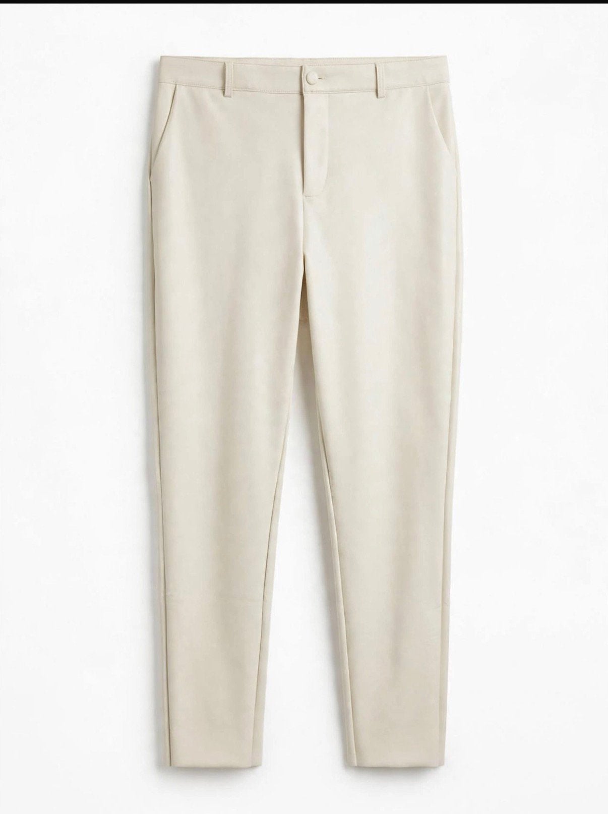 * nieuw* Chicas lederlook broek XL, Kleding | Dames, Beige, Maat 46/48 (XL) of groter, Nieuw, Ophalen of Verzenden