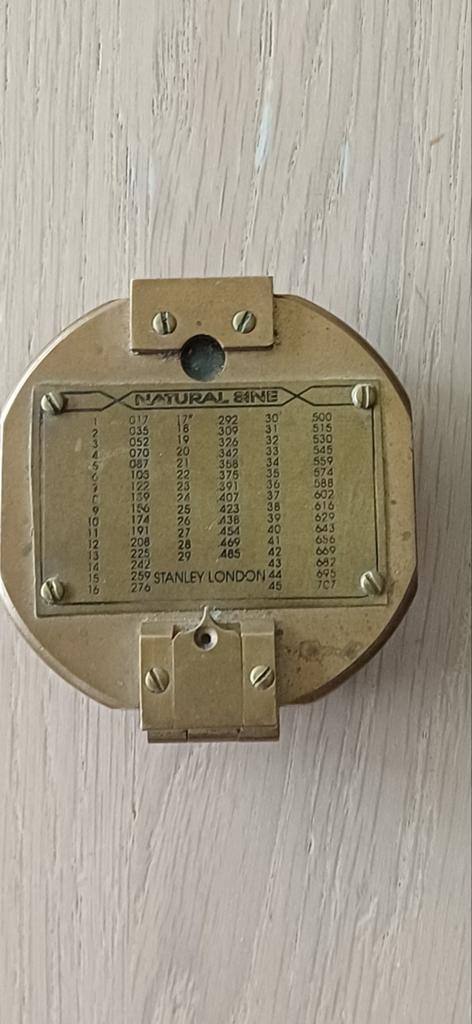 Antiek Stanley London Kompas - Messing Zakkompas, Ophalen of Verzenden