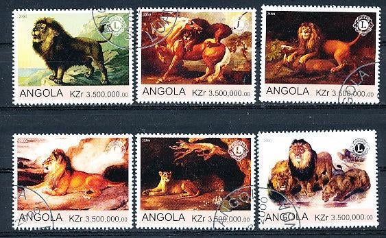 Angola 2000 ANG010 gest. cinderella, Ophalen of Verzenden, Overige landen, Gestempeld