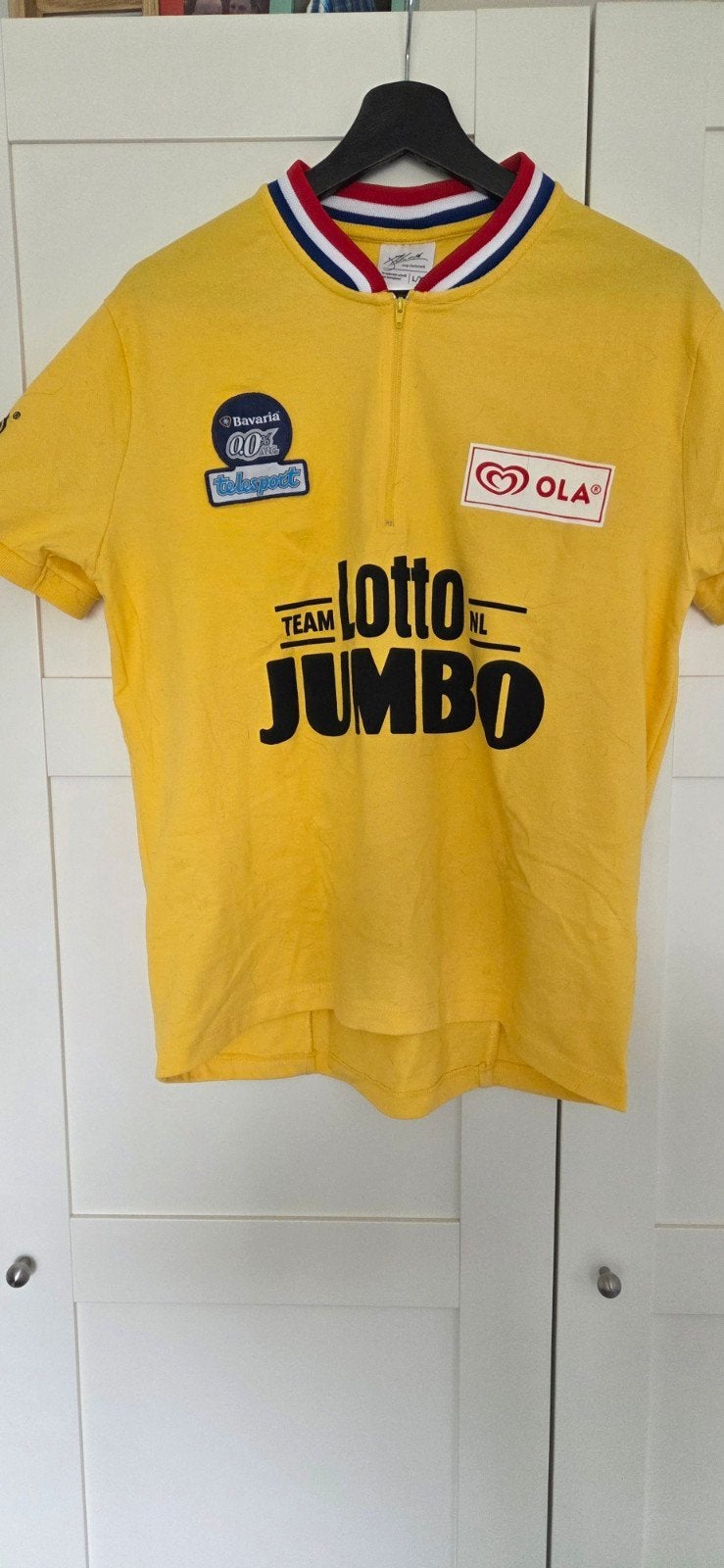 Team Jumbo-Visma Wielershirt - Joop Zoetemelk editie, Maat 52/54 (L), Geel, Ophalen of Verzenden, Zo goed als nieuw