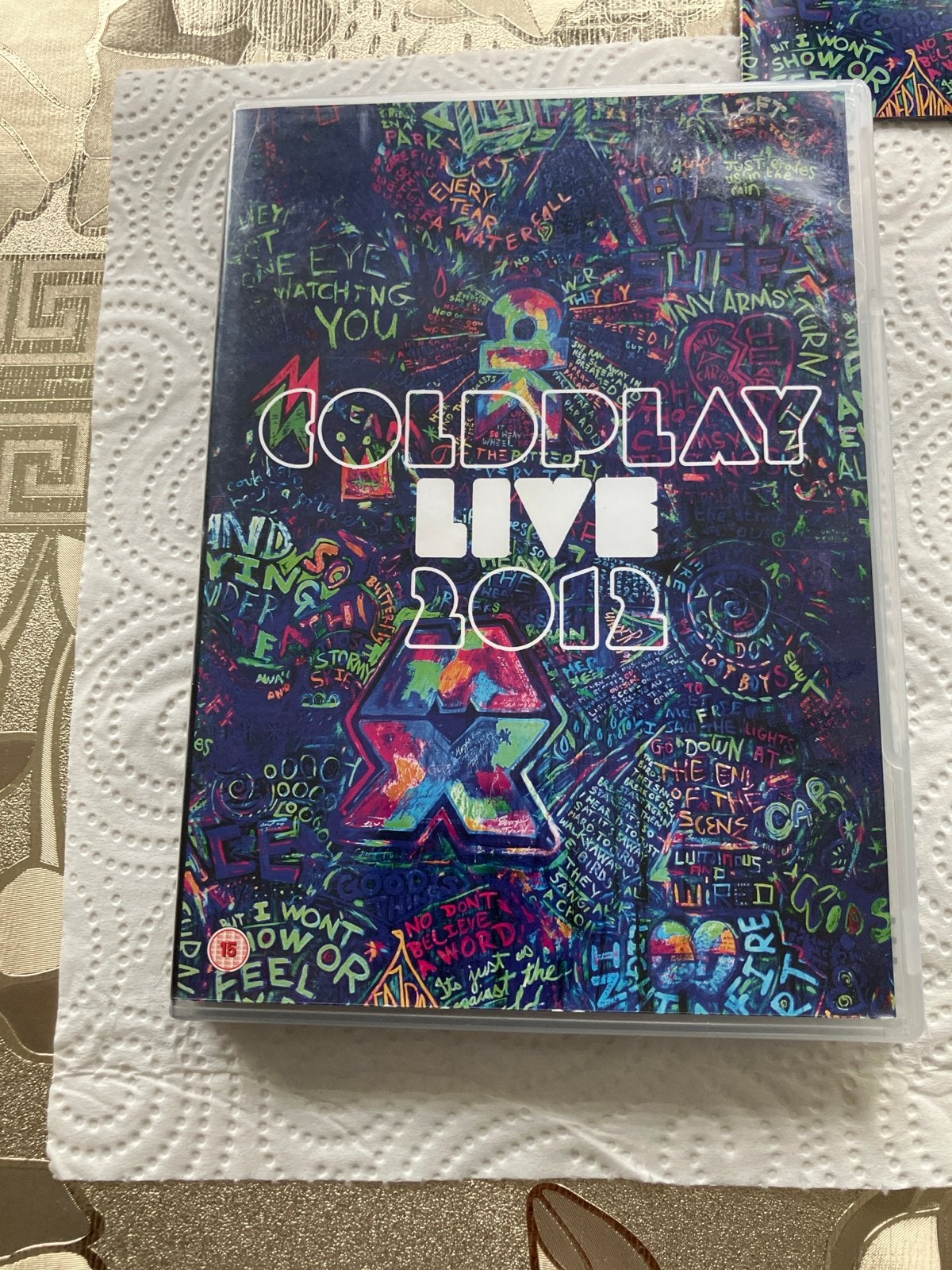 Coldplay Live 2012 DVD - Concertregistratie, Nederlands, Ophalen of Verzenden, Zo goed als nieuw, Vanaf 6 jaar