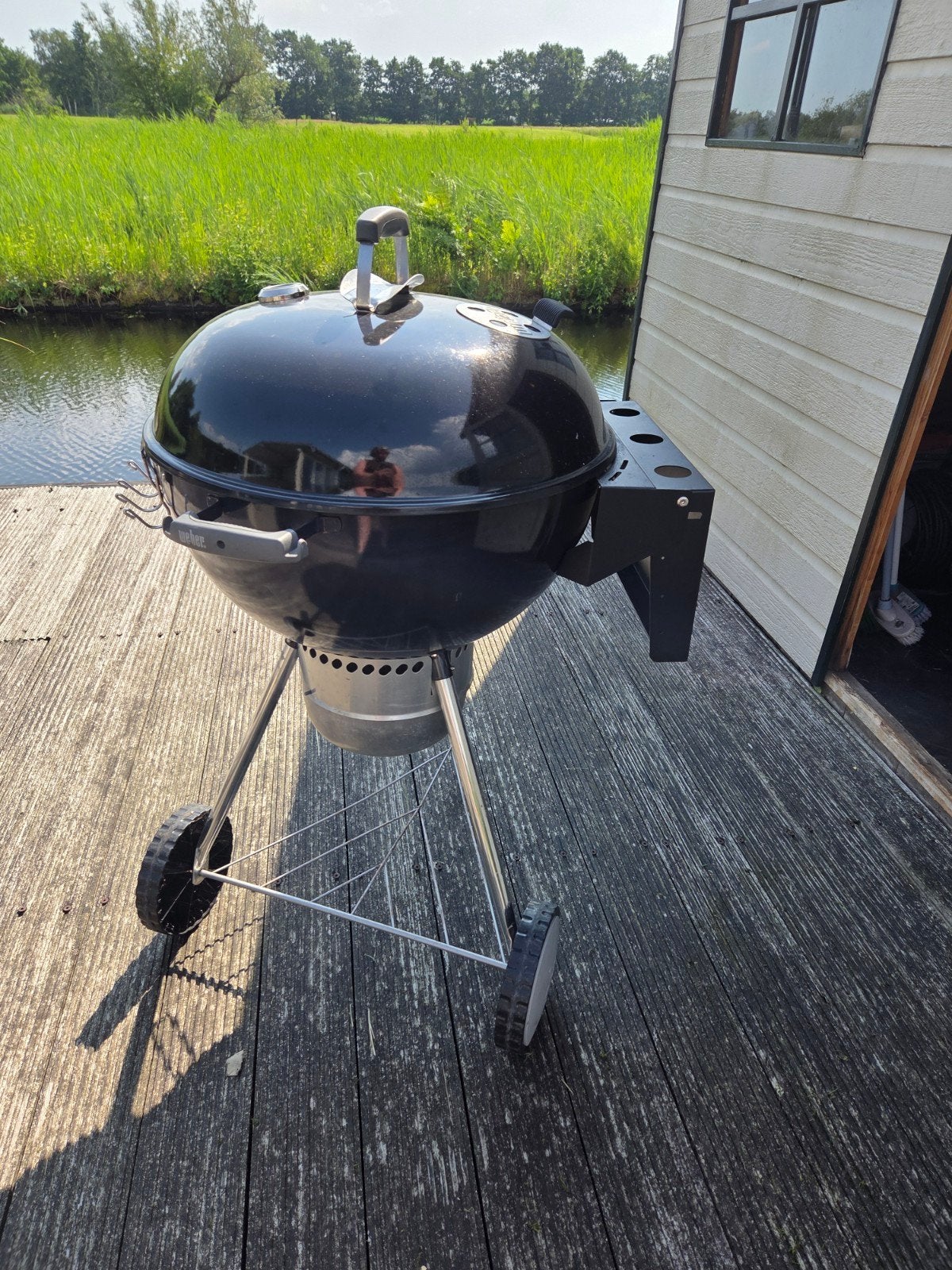 Weber Master-Touch 57 cm met uitgebreide accessoires, Ophalen, Gebruikt, WEBER BBQ