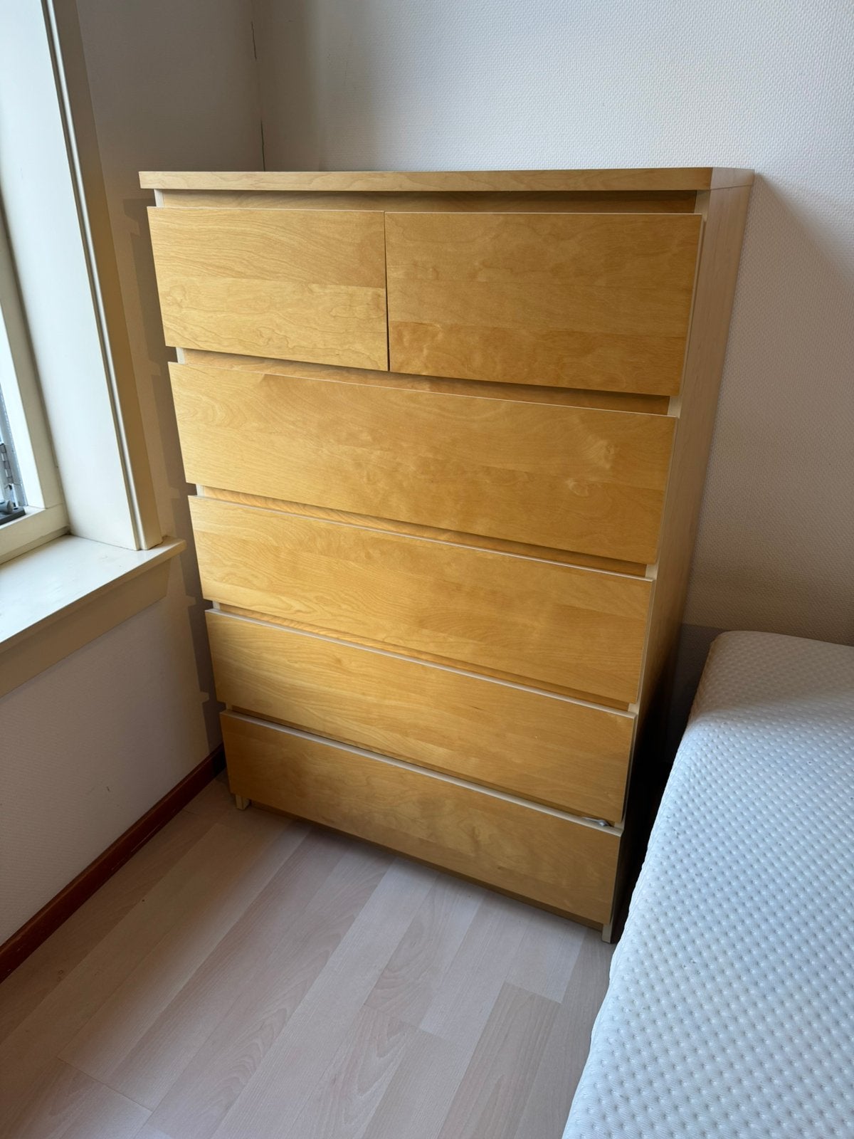 Ikea Malm ladekast, Ophalen, Gebruikt, 5 laden of meer, 100 tot 150 cm