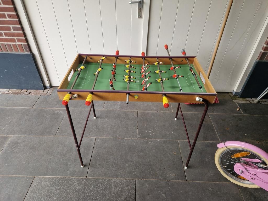 retro voetbaltafel, bruiloft decoratie, Ophalen of Verzenden, Zo goed als nieuw