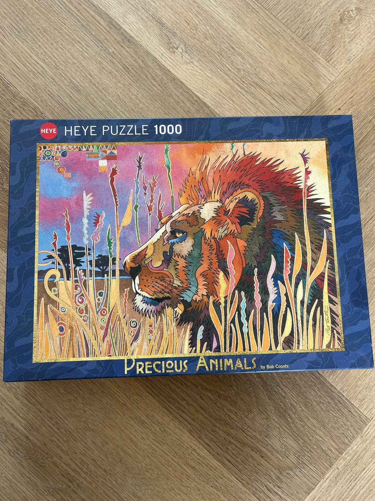 Heye Legpuzzel 1000 stukjes - Precious Animals Leeuw, Ophalen of Verzenden, 500 t/m 1500 stukjes, Gebruikt, Legpuzzel