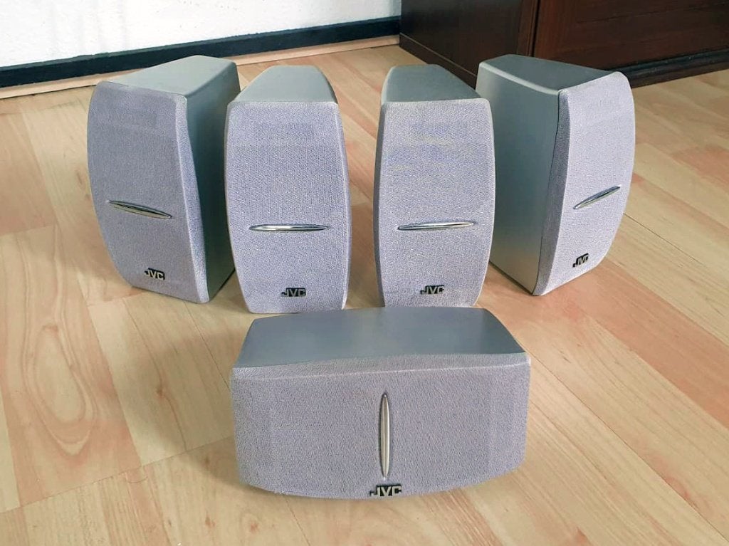 JVC 5.0 Surround Sound Speakerset met statieven, Ophalen, Gebruikt, JVC, Speakerset