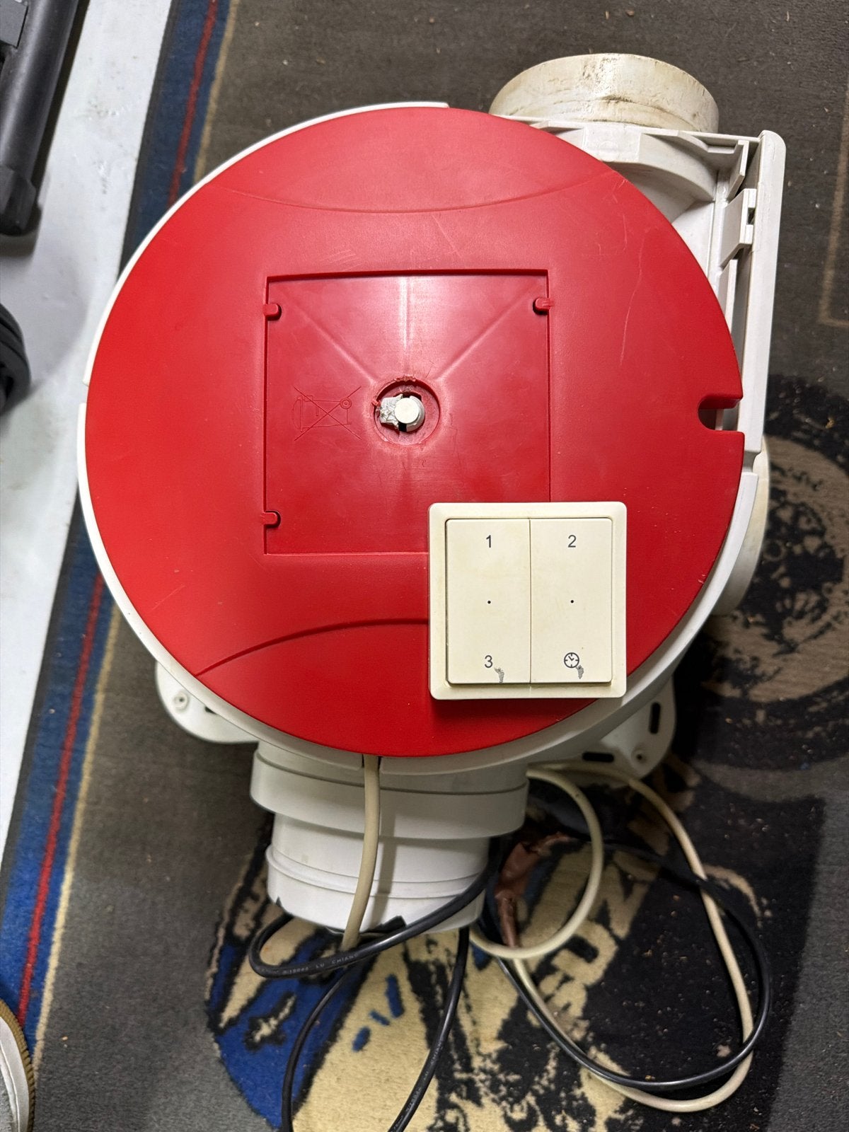 Zehnder woonhuis ventilatie met bediening, Ophalen, Gebruikt