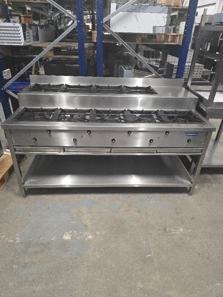 Pannenkoekenfornuis 9 branders Gas, Ophalen, Fornuis, Frituur en Grillen