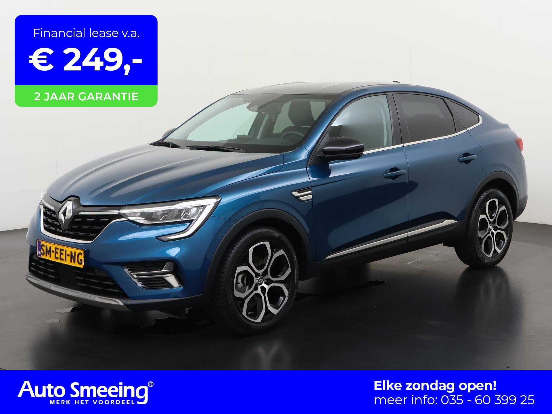 Renault Arkana 1.6 E-Tech Hybrid 145 Intens | Camera | Adapt, Auto's, Gebruikt, Euro 6, 4 cilinders, Blauw