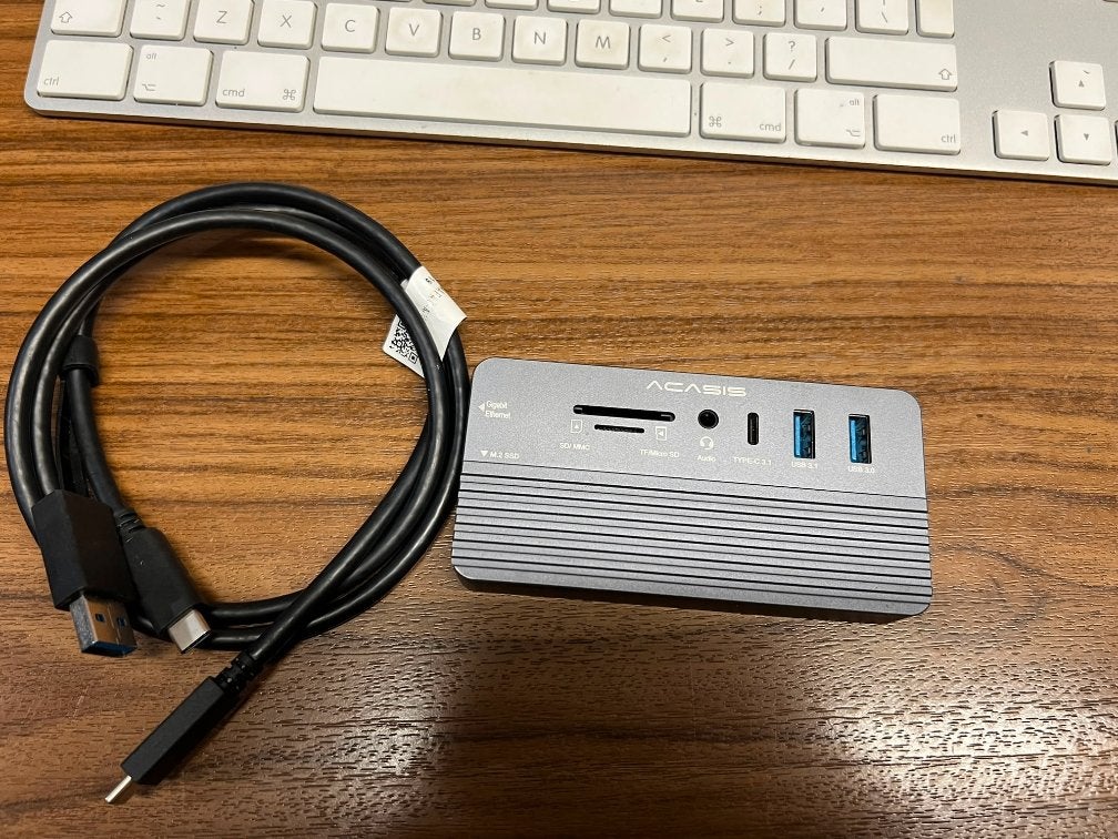 Acasis CM073 - 10-In-1 Hub - Docking Station, SSD, Ophalen of Verzenden, Zo goed als nieuw, Desktop