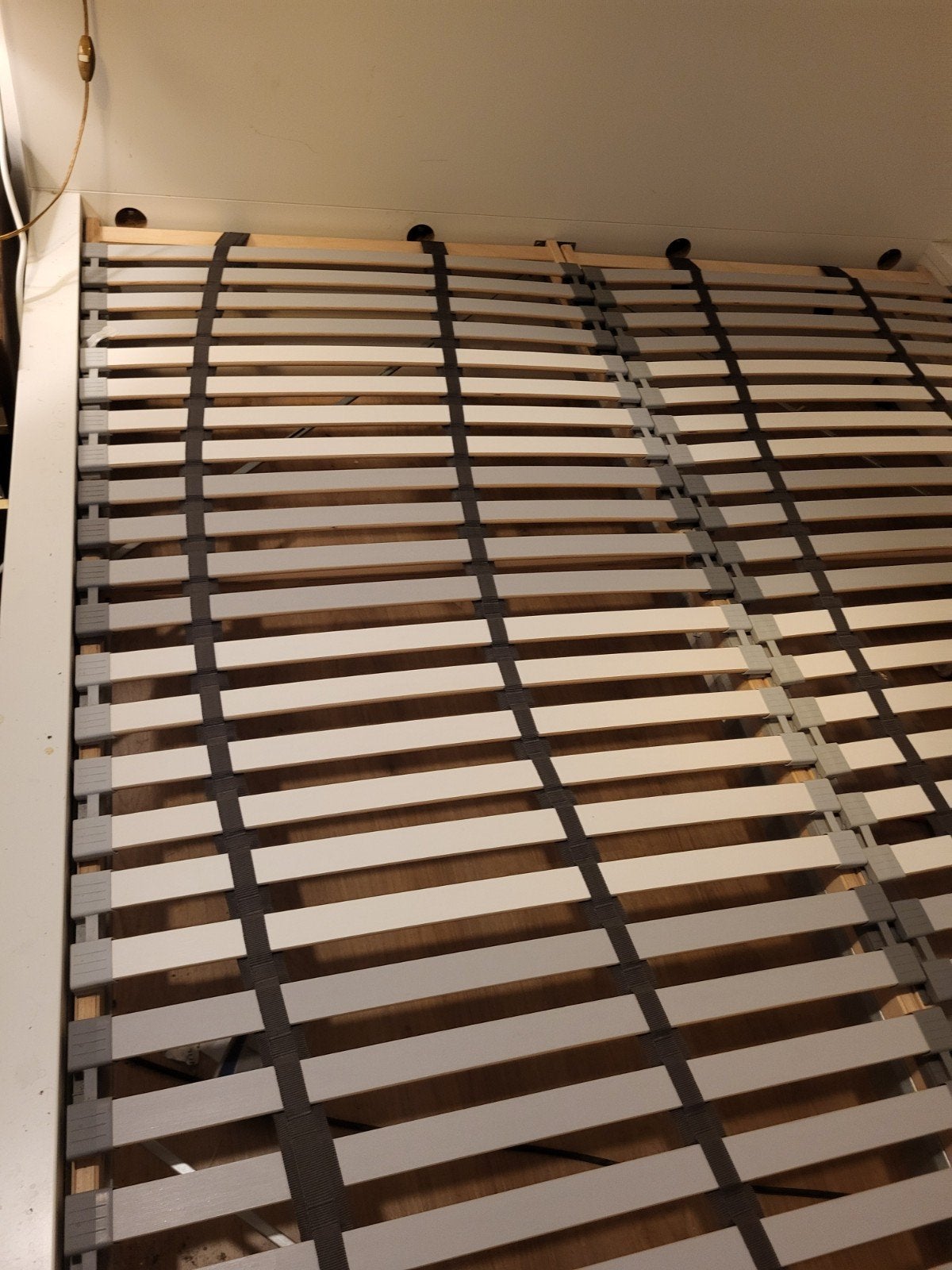 2 persoonsl bed met lattenbodems voor 160x200 matras cm -, Overige kleuren, Tweepersoons, Zo goed als nieuw, 200 cm