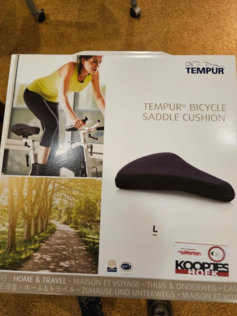 Zadelkussen fiets Tempur, Ophalen, Overige materialen, Nieuw, Zadel