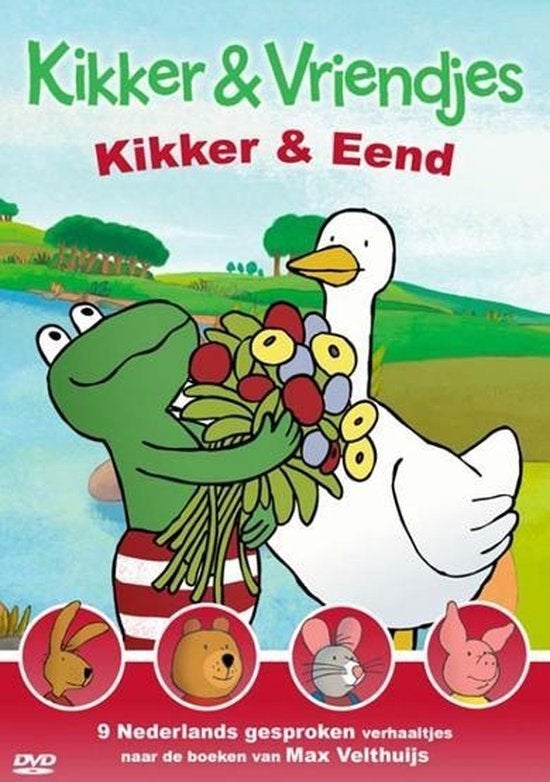 DVD Kikker & Vriendjes - Kikker & Eend, Cd's en Dvd's, Dvd's | Kinderen en Jeugd, Zo goed als nieuw, Avontuur, Alle leeftijden