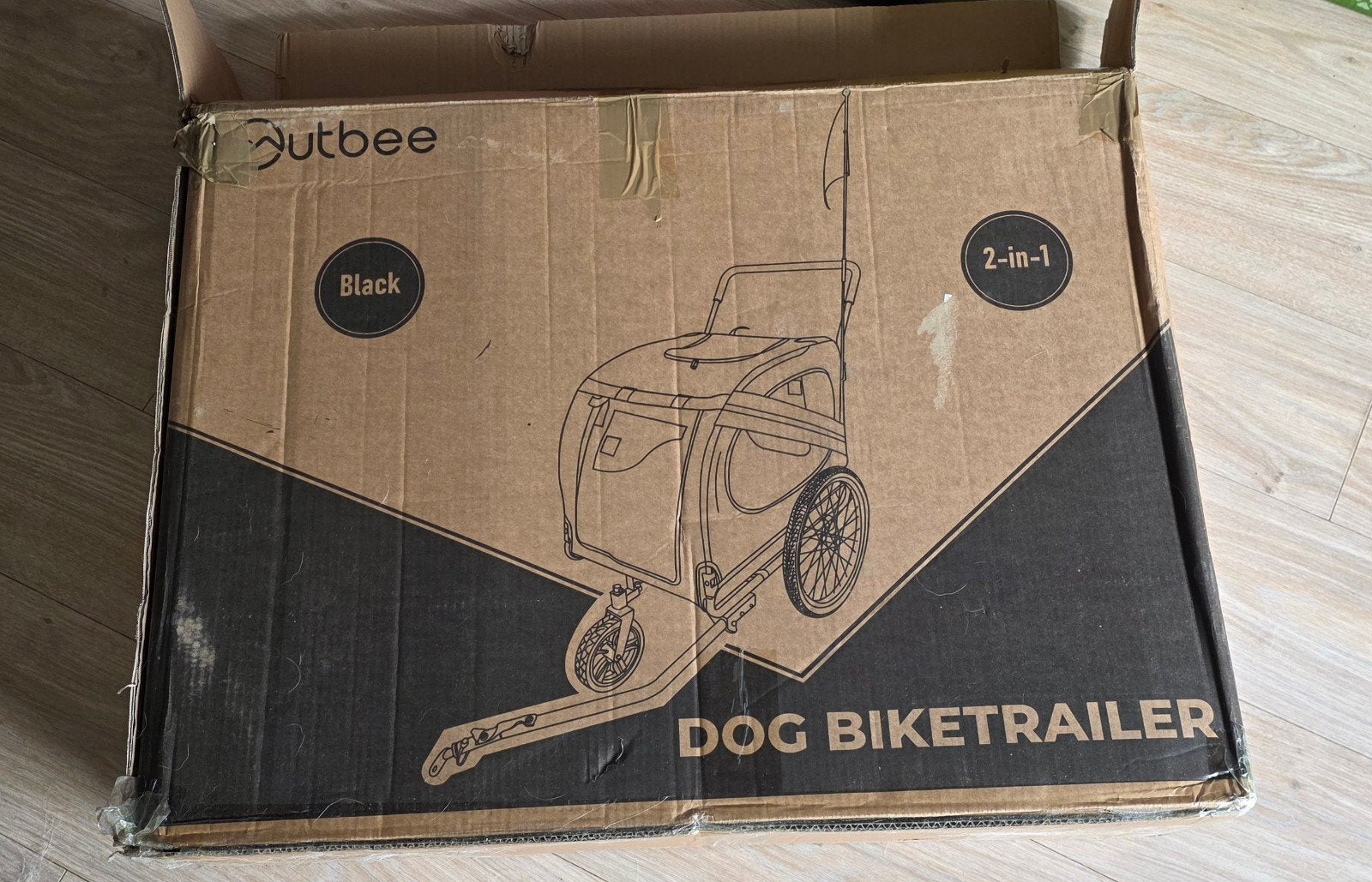 Outbee Hondenfietskar 2-in-1 - Nieuwstaat, Ophalen, Zo goed als nieuw, Hondenkar, Outbee