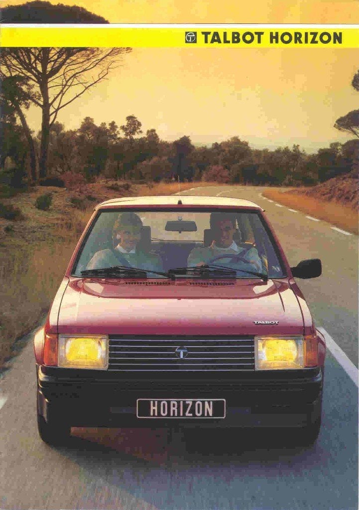 Talbot Horizon (1985), Boeken, Auto's | Folders en Tijdschriften, Ophalen of Verzenden, Nieuw, Overige merken