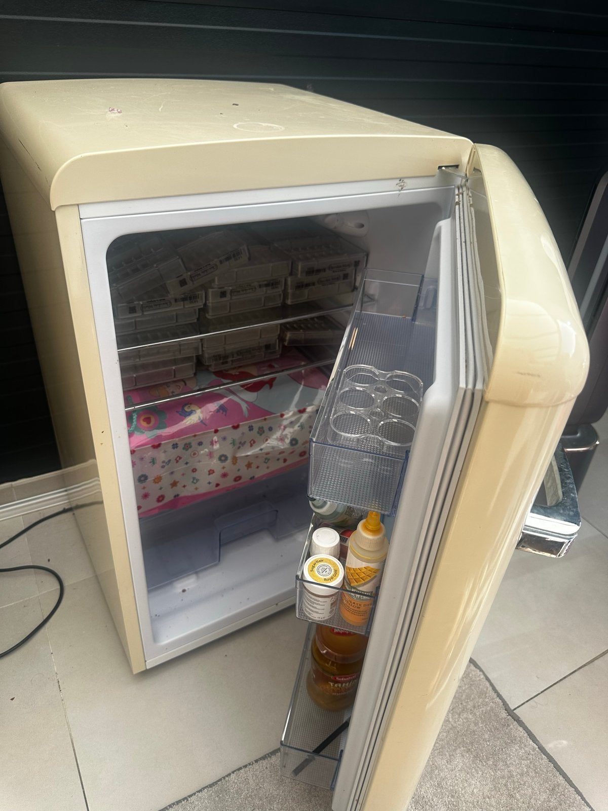 Werkende SilverCrest koelkast - Ophalen, 75 tot 100 liter, 45 tot 60 cm, Ophalen, 85 tot 120 cm