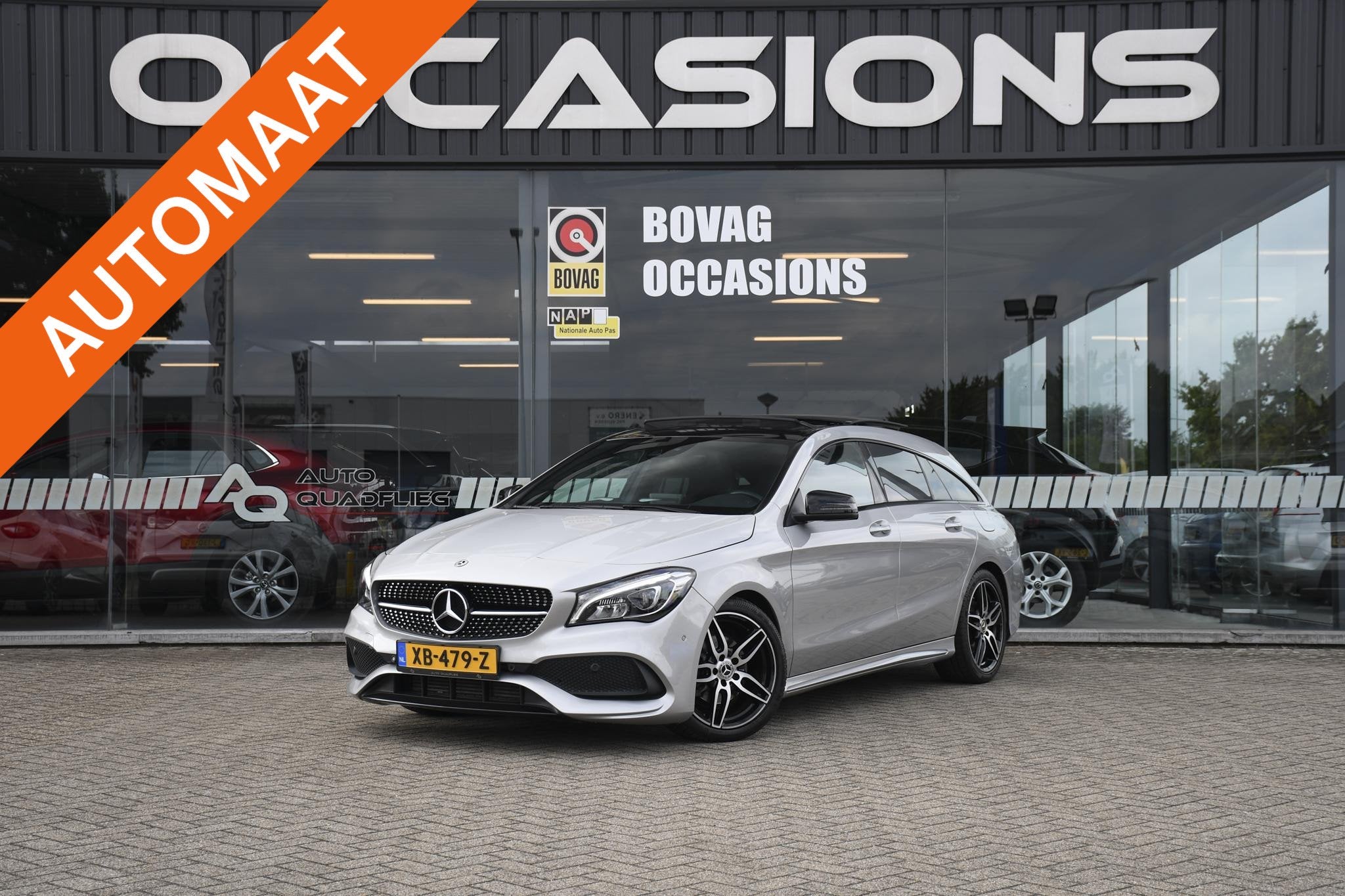 Mercedes-Benz CLA-klasse Shooting Brake 180 Business Solutio, 730 kg, Gebruikt, 4 cilinders, Leder en Stof