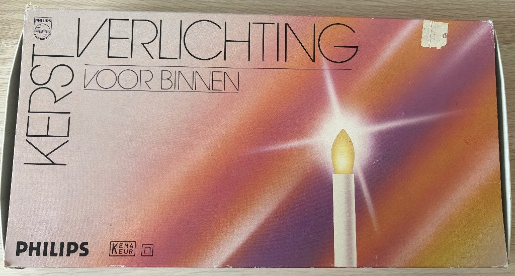 Retro Philips kerstverlichting voor binnen KV15 kaarslampjes, Diversen, Ophalen, Gebruikt