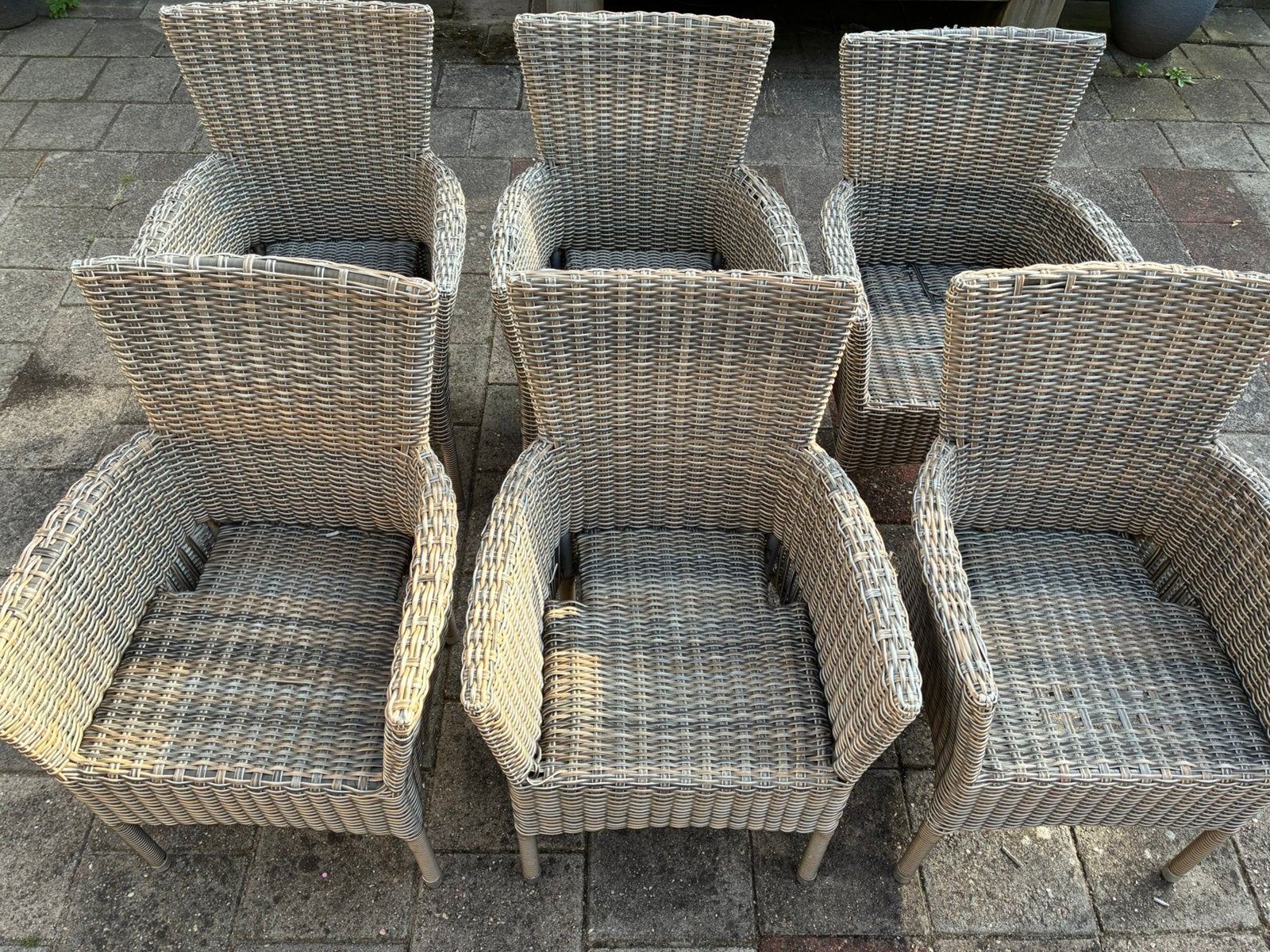 Gratis 6 Tuinstoelen, Ophalen of Verzenden, Gebruikt, Eén