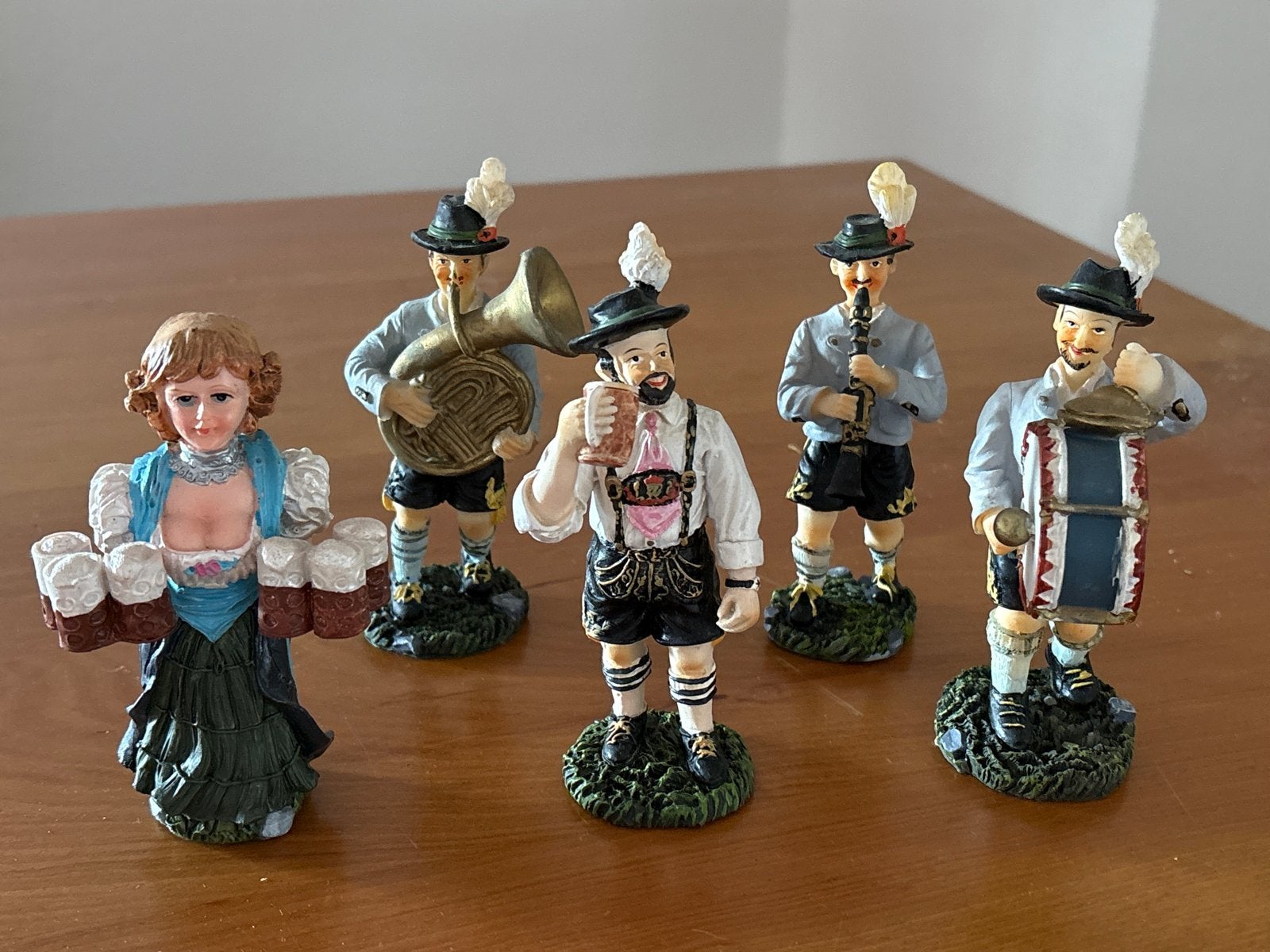 Oktoberfest Beeldjes Set - Bierfeest Decoratie, Verzamelen, Ophalen of Verzenden, Nieuw