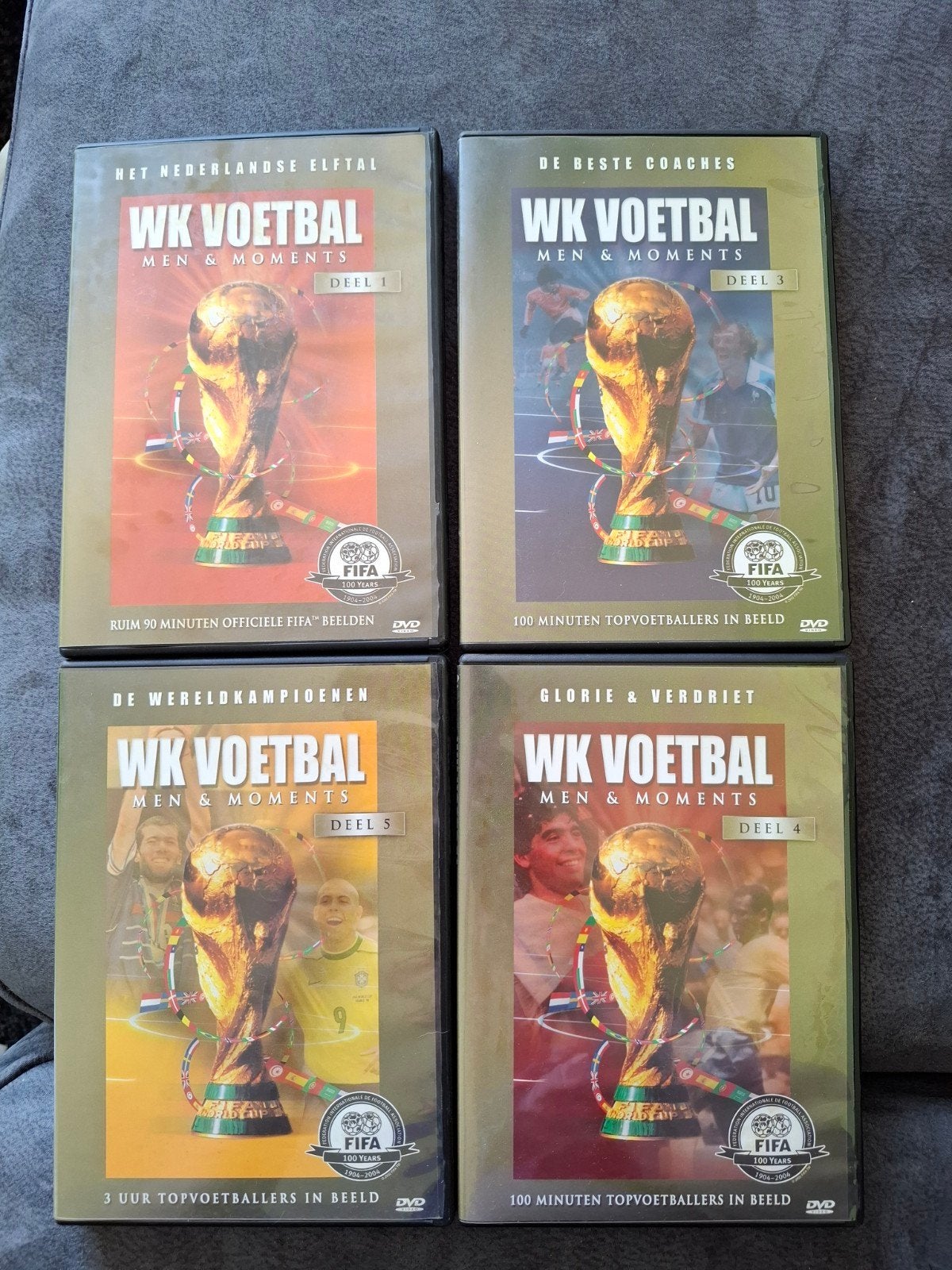 Dvds WK Voetbal 4 dvds, Cd's en Dvd's, Ophalen of Verzenden, Voetbal