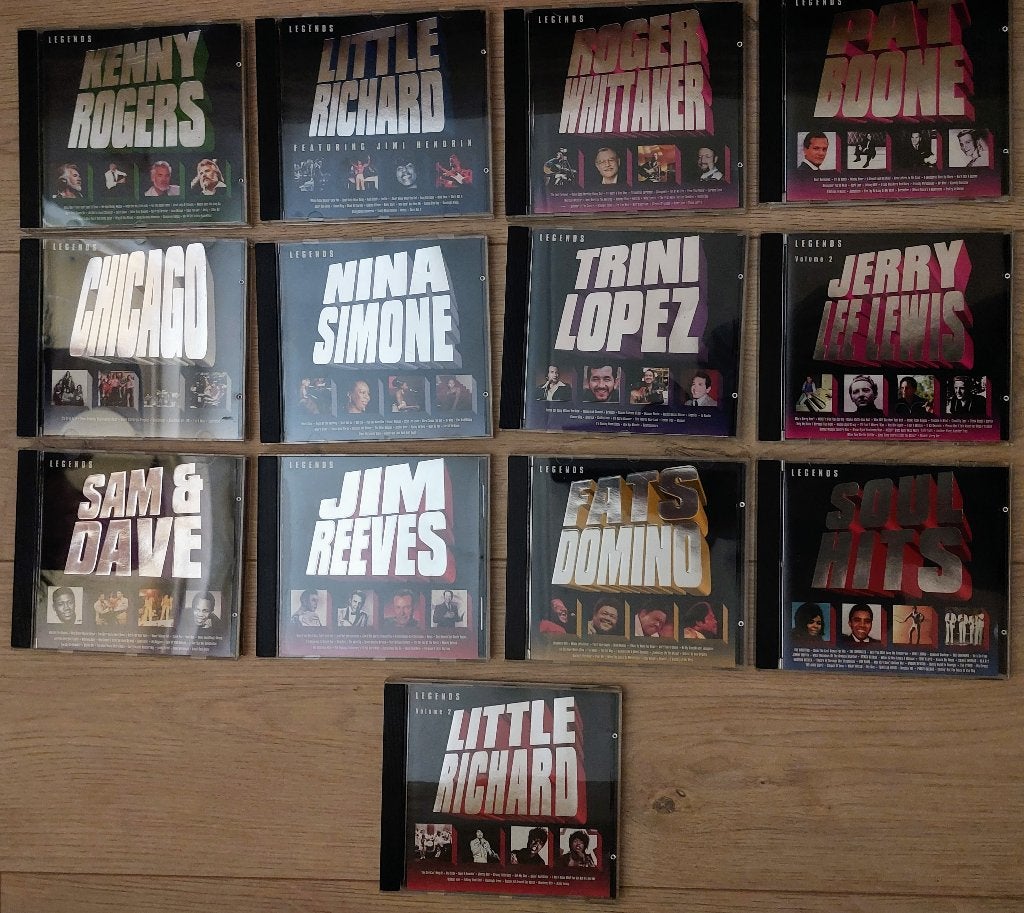 13 cd's van Legends serie, Ophalen of Verzenden, Gebruikt, R&B