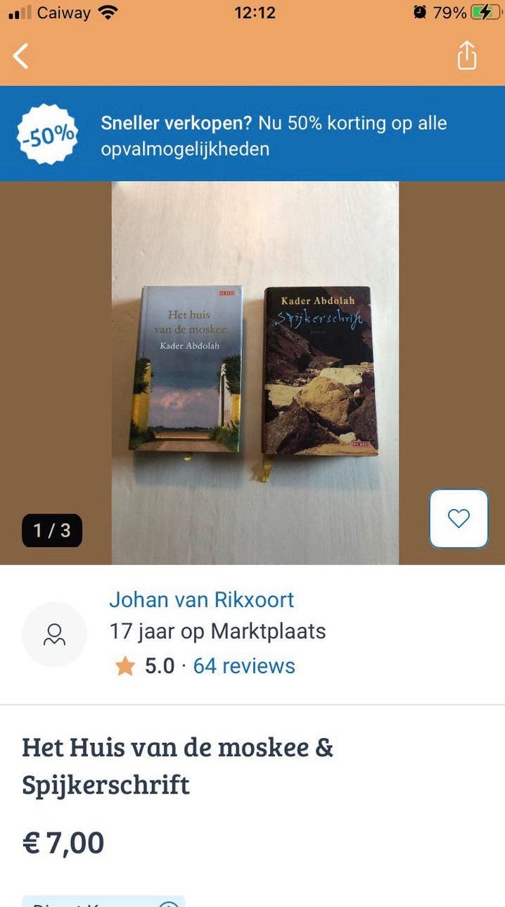 Het Huis van de moskee 2000 Spijkerschrift 2000, Ophalen of Verzenden, Zo goed als nieuw