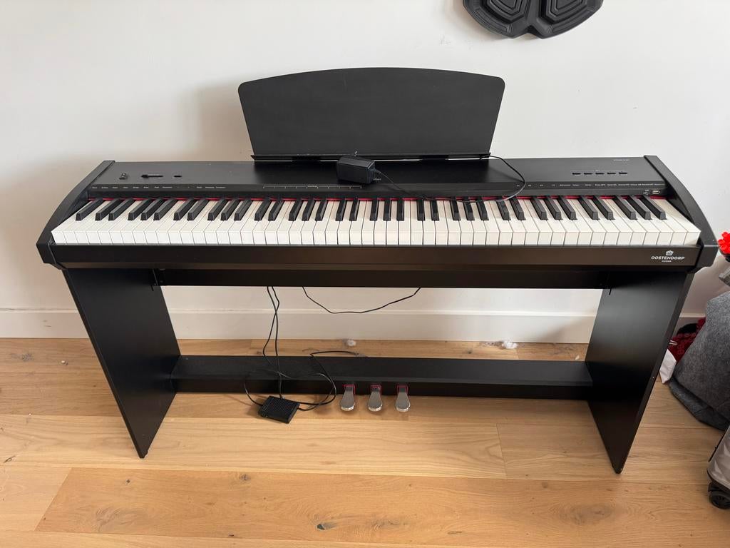 Oostendorp Muziek Stage1k BT Digitale Piano, Ophalen, Zwart, Digitaal, Zo goed als nieuw