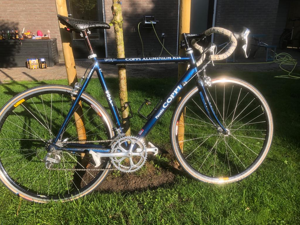 Fausto Coppi Aluminium Racefiets - Blauw, 28 inch, Gebruikt, Aluminium, Meer dan 20 versnellingen