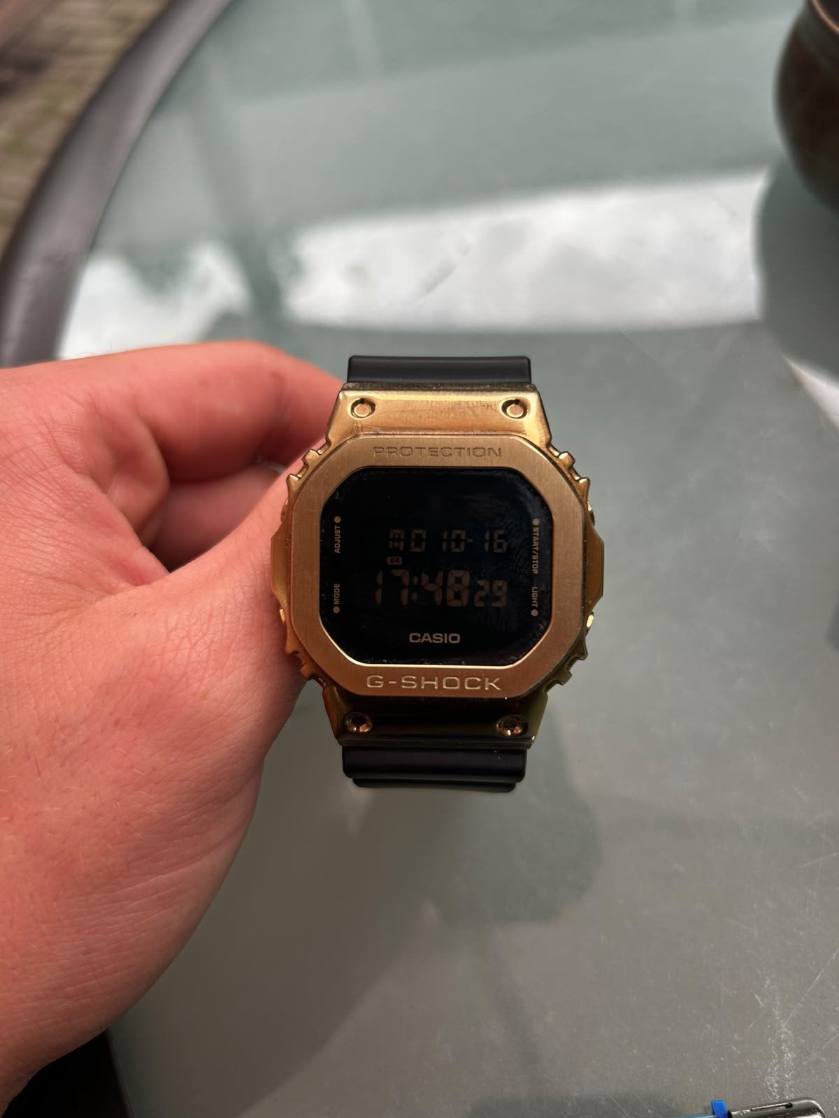 Casio G-Shock GM-5600G Goud Zwart Horloge, Sieraden, Tassen en Uiterlijk, Casio, Staal, Polshorloge, Kunststof